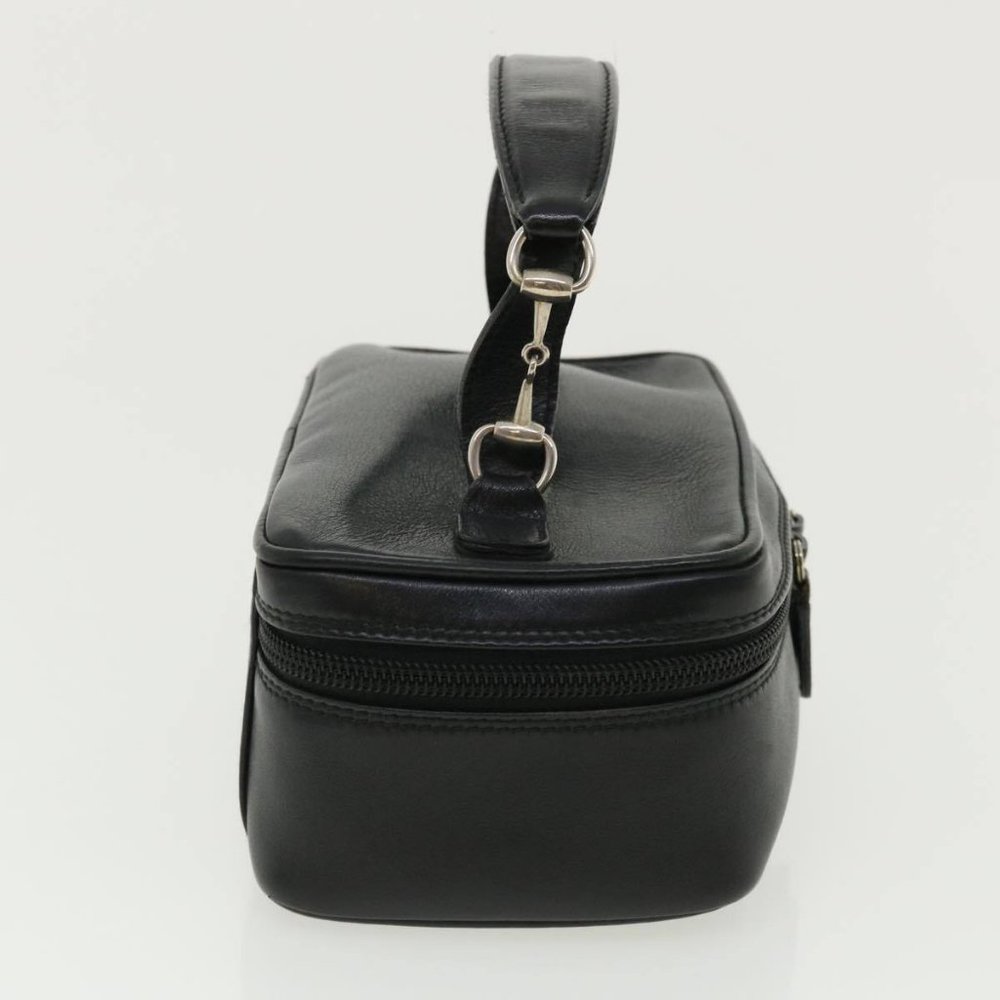Gucci Horsebit Black Leather Cosmetic Travel Case Rare - Picture 15 of 16